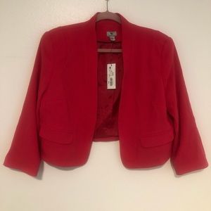 Worthington Hot Pink Cropped Blazer (NWT!)